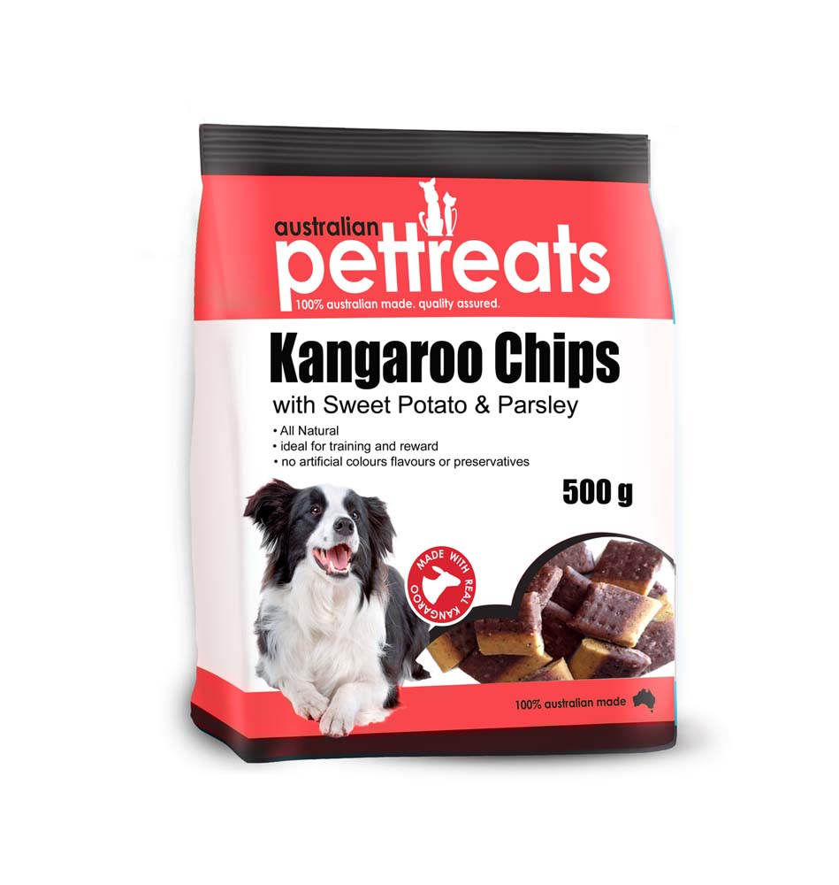 Kangaroo Chips With Sweet Potato & Parsley 500g